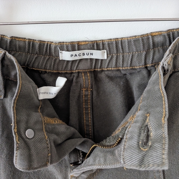 COPY - Green, Pacsun, cargo low-rise flare pants - Picture 2 of 5